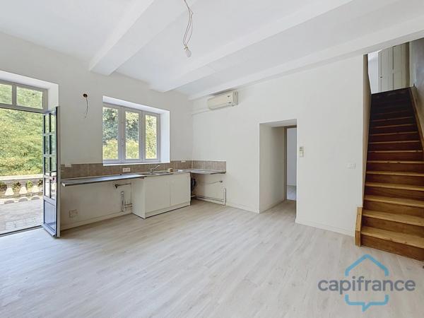 Maison à vendre avec 1 T4 de 80 m2 + 2 T2 de 36 m2 SAINT JEAN DU GARD (30)terrain environ 10719 m2