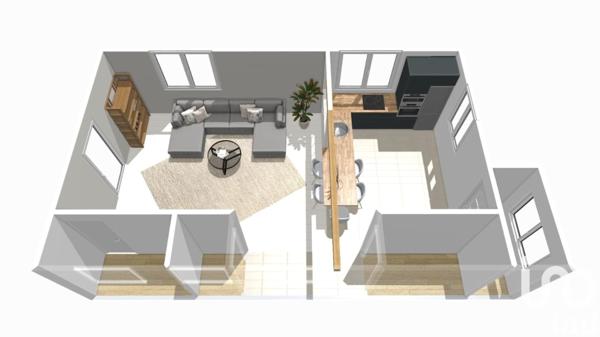 Maison 3 pièces de 56 m² à Goussainville (95190)