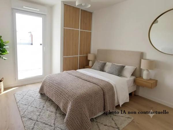 Appartement T2 neuf avec grande terrasse couverte Centre-v