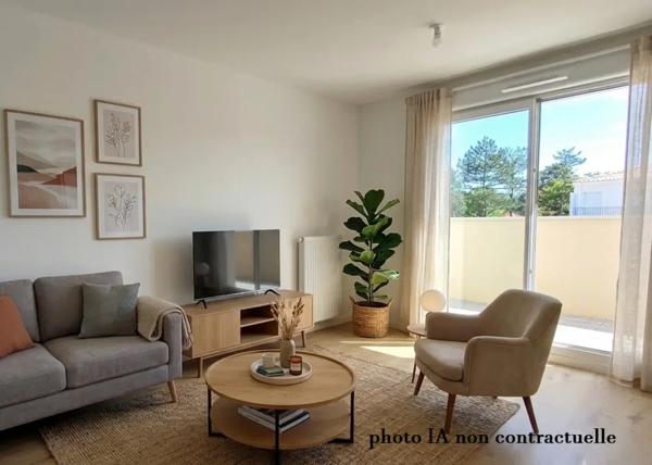 Appartement T2 neuf avec grande terrasse couverte Centre-v