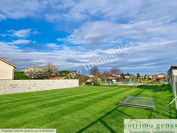 CHASSIEU centre Terrain 478m² libre constructeur