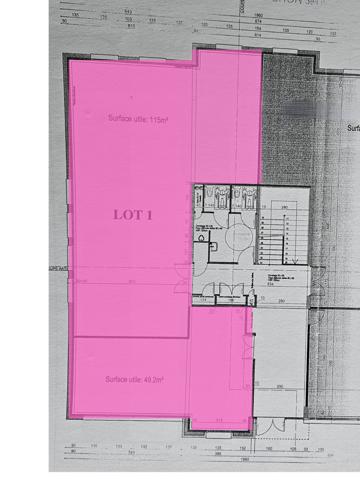 162 m2 bureaux en rdc proximité immédiate Rocade NO - Lambersart