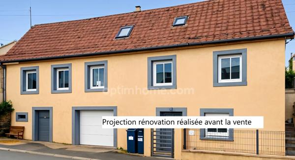 90500 BEAUCOURT - MAISON 4 PIECES - 3 CHAMBRES - GARAGE - SOUS SOL