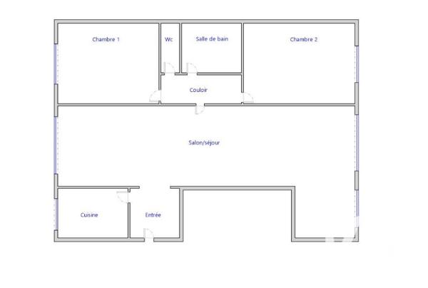 Appartement à vendre 4 pièces 68,53 m² Évry-Courcouronnes