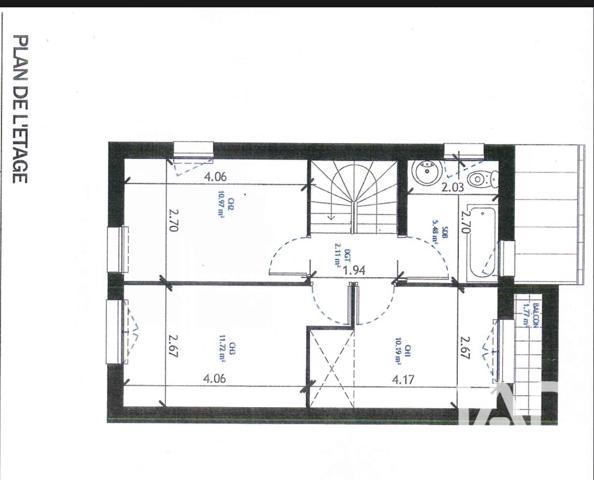 Maison à vendre 4 pièces 82,06 m² Saint-Leu-la-Forêt