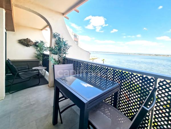 Appartement 2 pièces, Terrasse avec magnifique vue - Accès direct à la PLAGE - Piscine