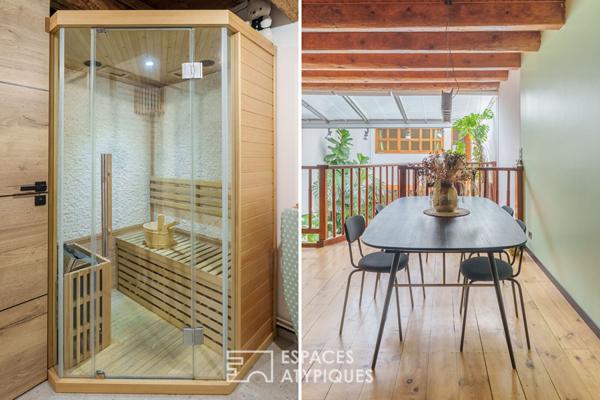 Loft et sa terrasse dans une ancienne menuiserie