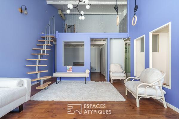 Loft et sa terrasse dans une ancienne menuiserie