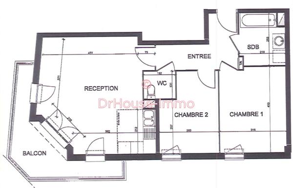 Appartement à vendre 3 pièces de 64 m²