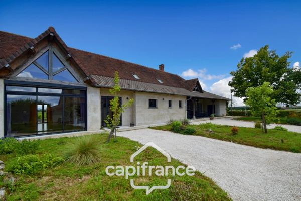 Dpt de SAONE ET LOIRE(71), à vendre MONTPONT EN BRESSE (71470) maison avec gîte et chambres d'hôtes P12 de 470 m² - Terrain de 4 374,00 m²