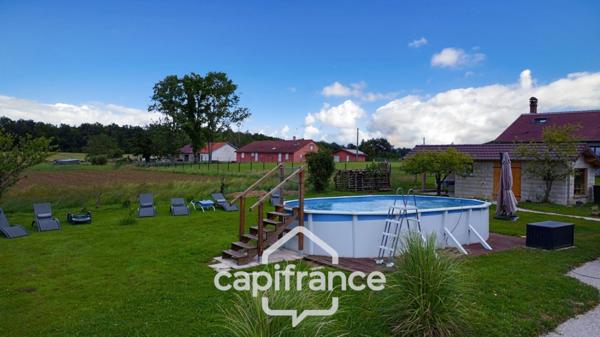 Dpt de SAONE ET LOIRE(71), à vendre MONTPONT EN BRESSE (71470) maison avec gîte et chambres d'hôtes P12 de 470 m² - Terrain de 4 374,00 m²