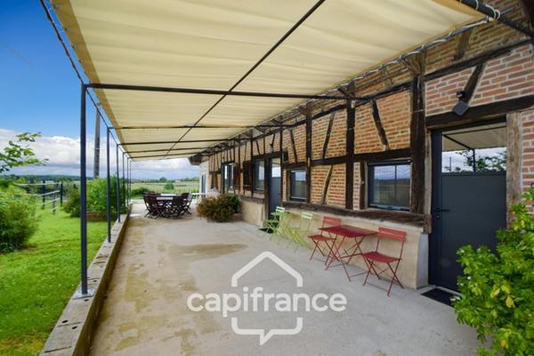 Dpt de SAONE ET LOIRE(71), à vendre MONTPONT EN BRESSE (71470) maison avec gîte et chambres d'hôtes P12 de 470 m² - Terrain de 4 374,00 m²