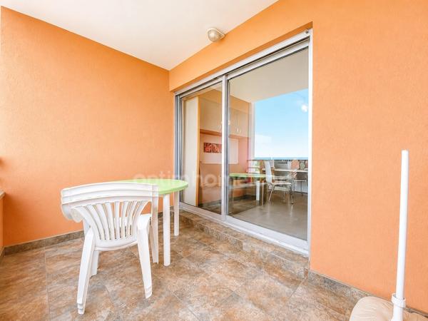 Studio meublé 21m2 avec terrasse à SETE (34)