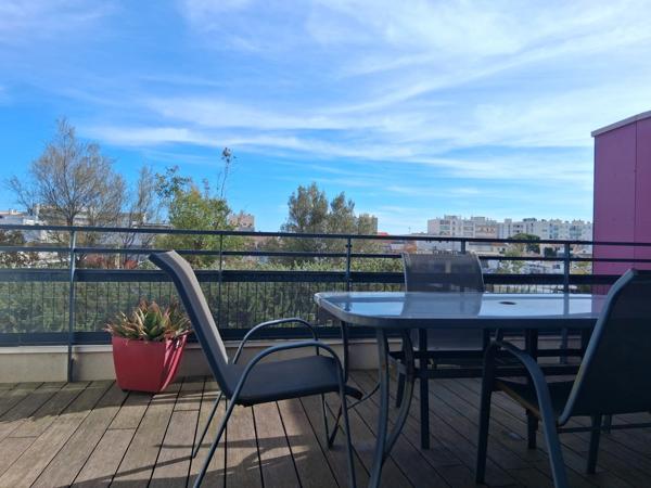 34250 PALAVAS - APPARTEMENT T2 - 1ER ET DERNIER ETAGE - TERRASSE 20M2 - RESIDENCE STANDING NOUVELLE VAGUE