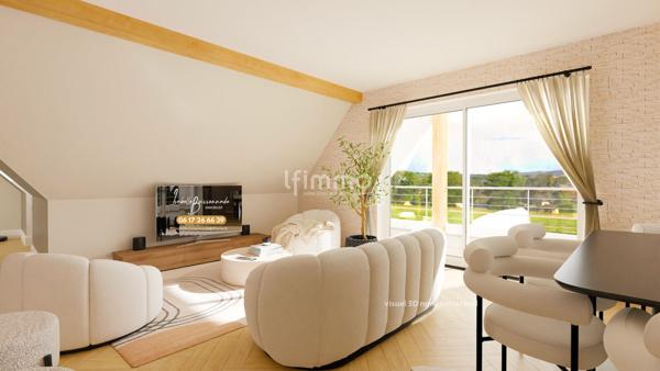 Appartement 4 pièces en dernière étage vue dégagée