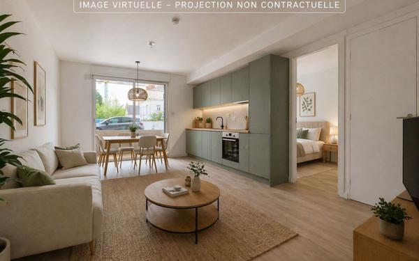 Appartement à vendre    2 pièces • 46,46 m2 Redon