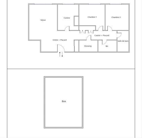 A VENDRE - APPARTEMENT T3 PIECES - 64m2 - Paris 18