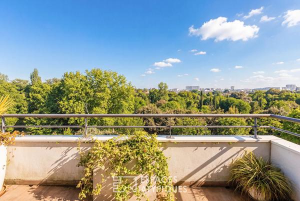 Appartement et sa terrasse avec vue à Toulouse