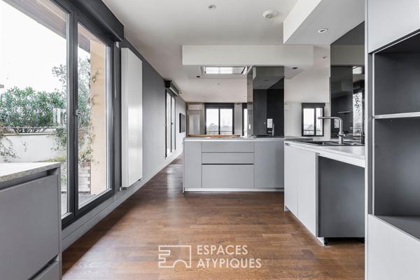 Appartement et sa terrasse avec vue à Toulouse