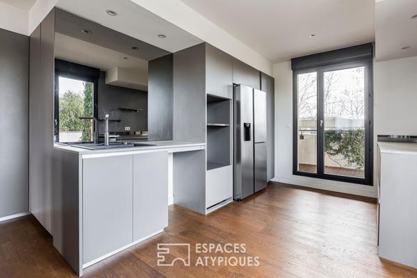 Appartement et sa terrasse avec vue à Toulouse