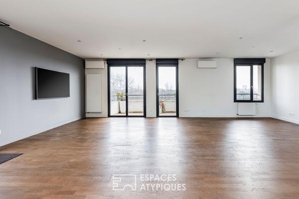 Appartement et sa terrasse avec vue à Toulouse