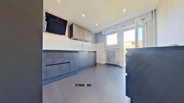 YUTZ, QUARTIER PRISE DE L'AERODROME, BEL APPARTEMENT DE 75 M² AVEC 2 CHAMBRES + BALCON + CAVE PRIVATIVE + GARAGE