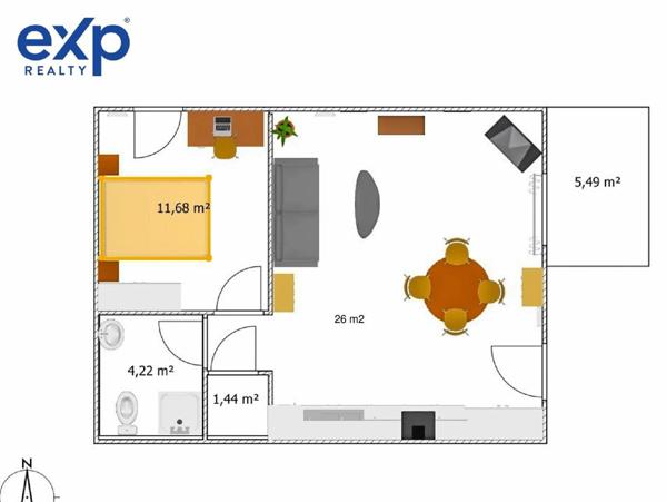 33760-TARGON - APPARTEMENT DEUX PIECES - PARKING