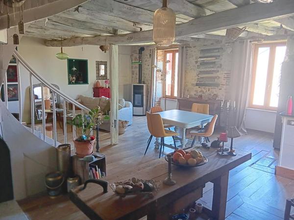 Saint-Géry 46330, maison 5 pièce avec grange et piscine