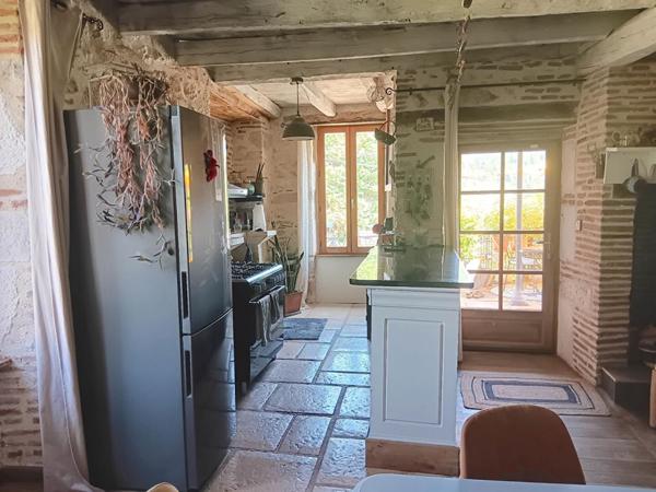 Saint-Géry 46330, maison 5 pièce avec grange et piscine