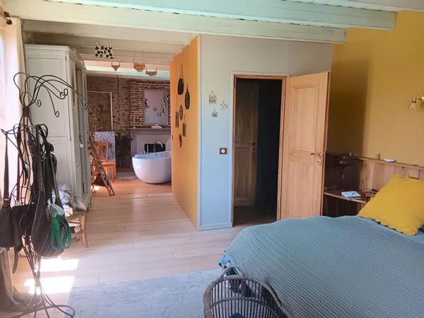 Saint-Géry 46330, maison 5 pièce avec grange et piscine