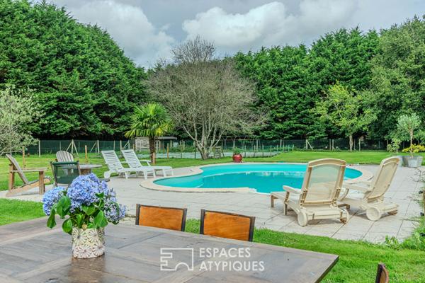 Longère de charme proche du Canal de Nantes à Brest