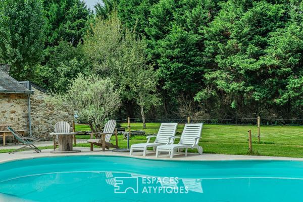 Longère de charme proche du Canal de Nantes à Brest