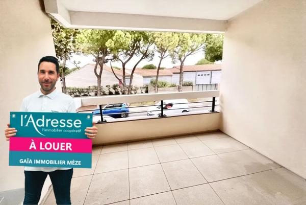 Mèze centre appartement T2 de 40.91m² avec terrasse