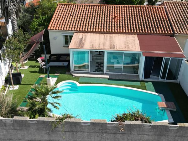 Toulouges, pavillon 129 m2 avec piscine