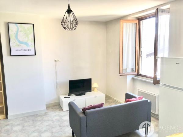 Saint-Vallier (26240) À louer – Appartement meublé 31 m² – Saint-Vallier