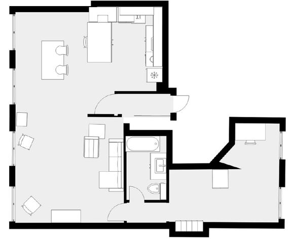 Appartement Paris 3 pièce(s) 64 m2 - 2/3 pièces 