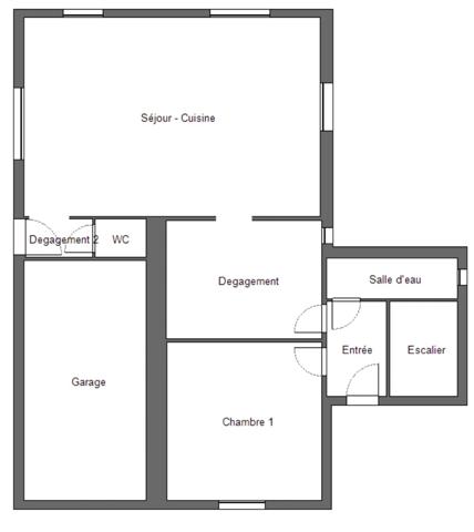 Maison des années 30 et sa dépendance aménagée  à vendre  - VENEUX LES SABLONS (77)