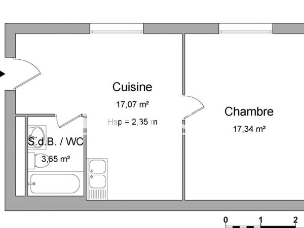 Location Appartement 2 pièces 38.06 m² - 10 RUE PAUL VIALA Borg En Bresse 01000