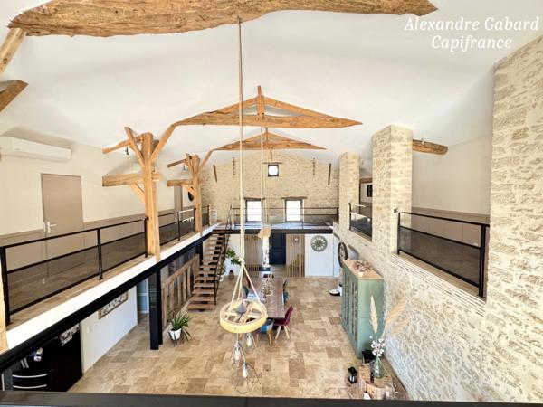 SUD REOLAIS - Maison en pierre rénovée - 7 chambres - Terrain 5 000 m² - Piscine - Dépendances