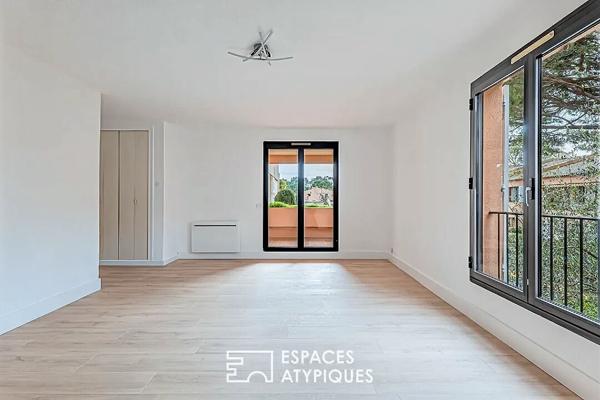 Appartement 2 pièces entièrement rénové à Mougins quartier Saint Basile