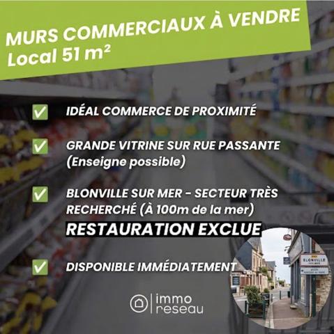 Murs commerciaux à BLONVILLE SUR MER (14910)