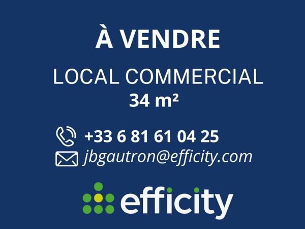 Local Commercial 1 pièce - 34 m²