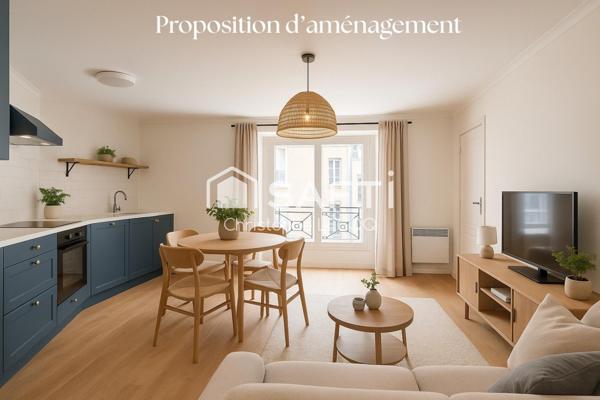 CENTRE-VILLE, bon état de la structure du bâti