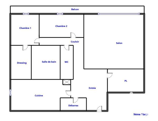 Appartement à vendre 3 pièces 76 m² Le Havre