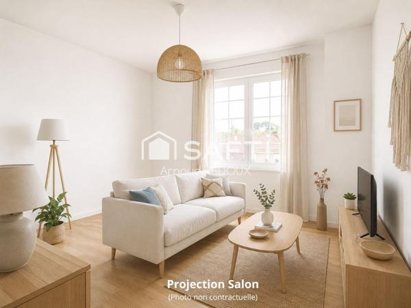 Grand T3 lumineux, au calme - Quartier Aiguillon