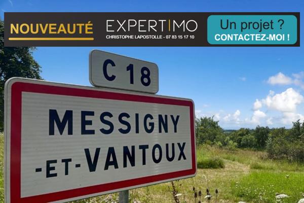 Dijon (21000) TERRAIN A BATIR DE 1970 m² à MESSIGNY ET VANTOUX