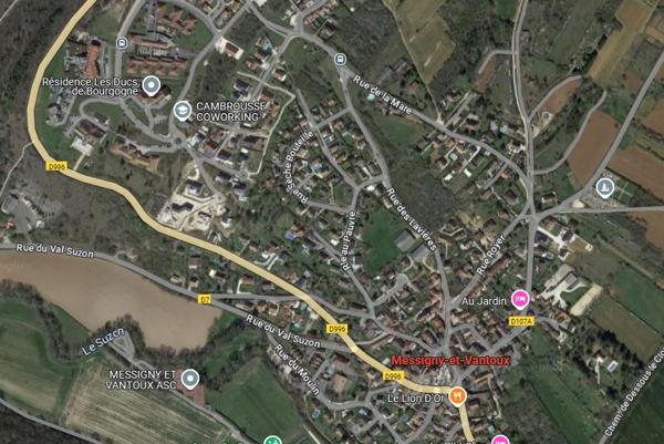 Dijon (21000) TERRAIN A BATIR DE 1970 m² à MESSIGNY ET VANTOUX