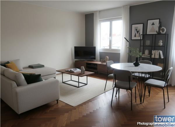 Appartement
                                                                                                                                                                                                                                                                                                                        3 pièce(s)                                                                                                                                                                                                          2 chambre(s)                                                                                                                                                                                                          65  m²
