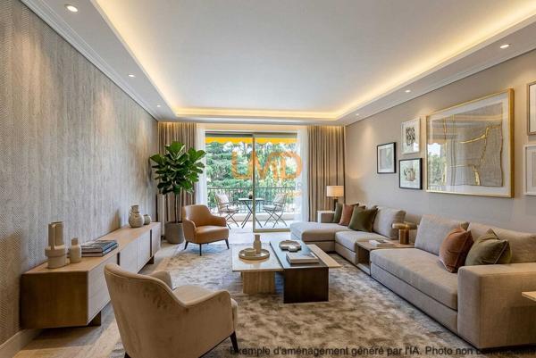 Cap D'Ail (06): Superbe Appartement 3 Pièces de 90m2 ,Piscine