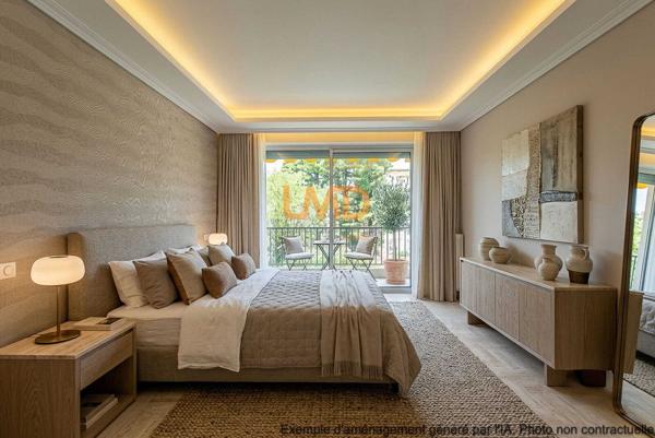 Cap D'Ail (06): Superbe Appartement 3 Pièces de 90m2 ,Piscine